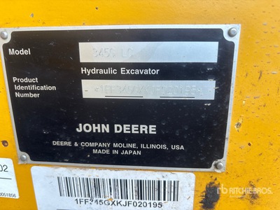 2019 John Deere 345G LC Tracked Excavator
