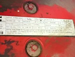 Engine with Emission Label