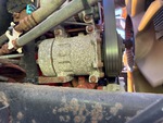 Engine with A/C Compressor