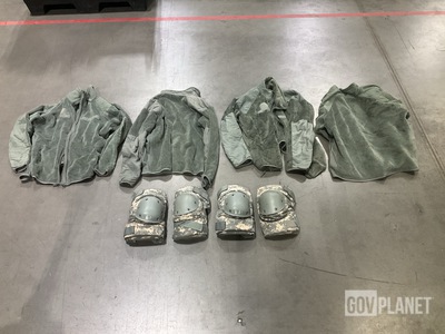 (40) Cold Weather Jackets, (32) Pairs of Knee Pads & (42) Pairs of Elbow Pads