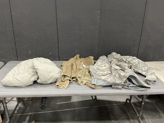 (44) Pairs of Cold Weather Trousers, (29) Cold Weather Jackets & Assorted Items