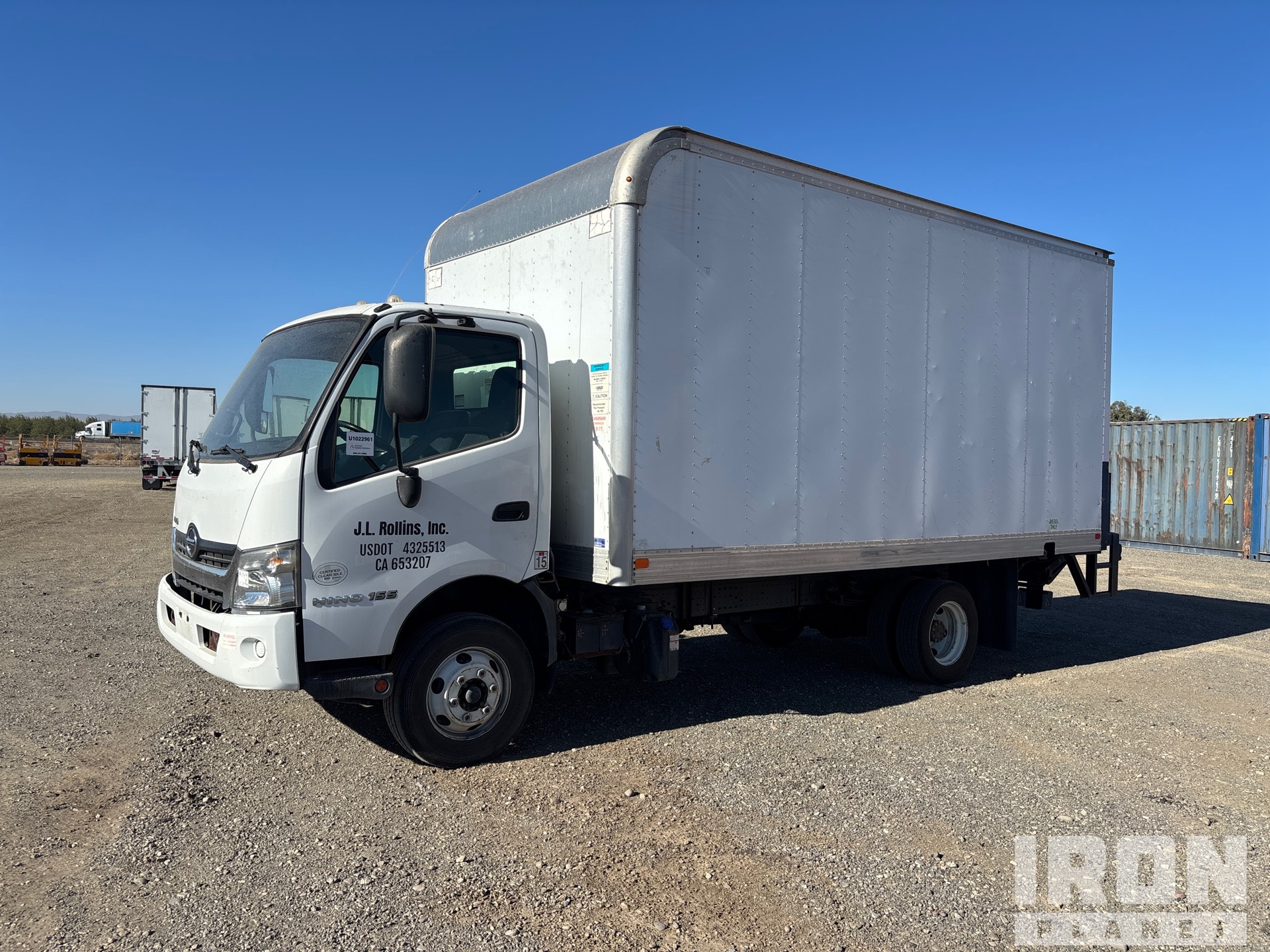 2018 Hino 155 4x2 Autocarro furgonato