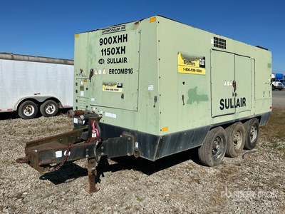 2010 Sullair 1150XH 1150 cfm Mobile Compresseur à air