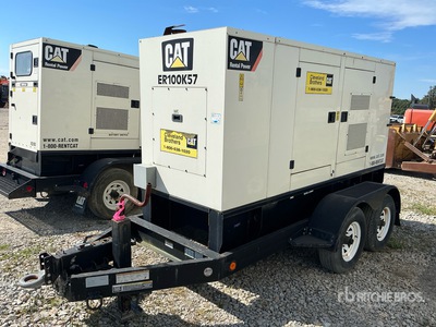 2012 Cat XQ100 100 kW Mobile Generador