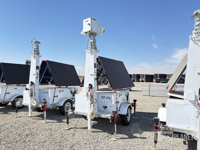 2024 Clearview Towers Hisolo 6 ft S/A Solar S/A Security Camera Specialty Trailer (Unused)