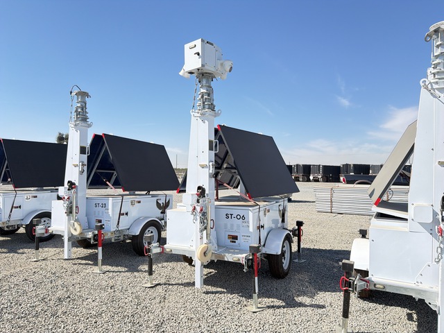 2024 Clearview Towers HiSolo 6 ft S/A Solar S/A Security Camera Specialty Trailer (Unused)