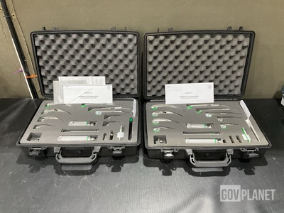 (2) Welch Allyn MIL-5062 Comprehensive Laryngoscope Kits