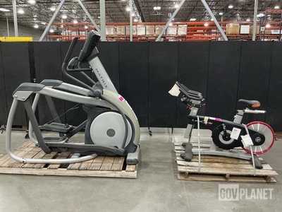 (1) Matrix Elliptical & (1) Life Fitness LCGX Exercise Bike