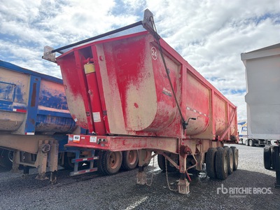 2022 Gallegos Volteo 30 M3 30 ft Tri/A Semirremolque de Volteo / End Dump Trailer