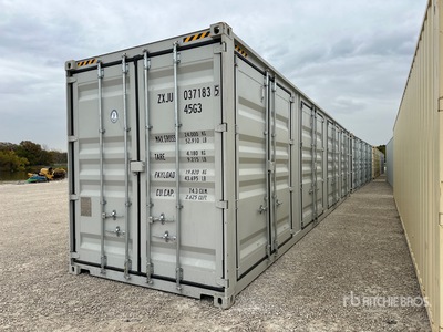 2026 40 ft High Cube Multi-Door Storage Container