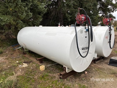 2009 Westeel 4546 L Skid Mounted Steel Diesel Réservoir de carburant