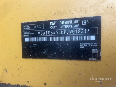 2007 Cat 345C L Koparka gąsienicowa