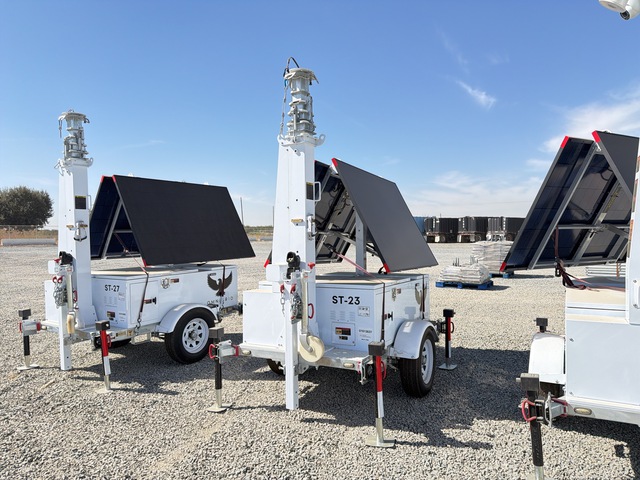 2024 Clearview Towers HiSolo 6 ft S/A Solar S/A Security Camera Specialty Trailer (Unused)