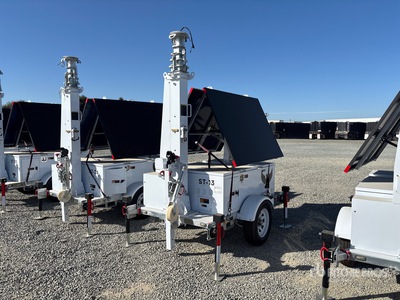 2024 HiSolo Clearview Towers BL2P-G9EHS Solar S/A Security Camera Trailer (Unused)