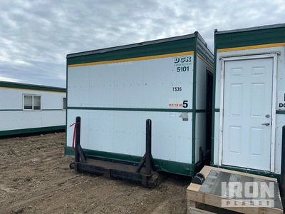 1991 Custom Structures 60 ft x 12 ft Skid-Mounted Camp mobile