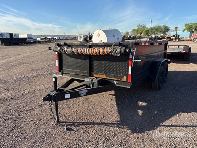 2027 Polestar Trailers DT81226 12 ft T/A Remorque à Benne Utilitaire
