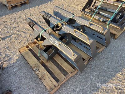 Quantity of (3) QT RH Skid Steer Frame Weldment-NC (Unused)