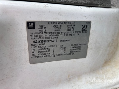 2013 Chevrolet 2500HD Camion à Plateau