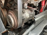 Engine with A/C Compressor