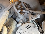 Engine with A/C Compressor