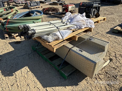 Tool box, and pop-up tent