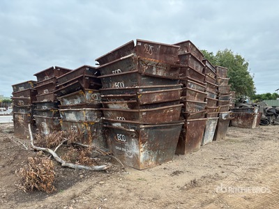 Quantity of (200) Merlo Bins 3 m3 Skip Contenedor de Desechos
