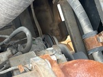 Engine with A/C Compressor