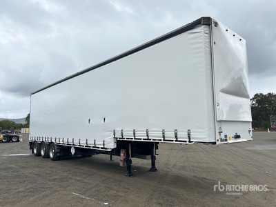 2024 Vawdrey 13.4 m Tri/A Step Deck Remolque con Lona