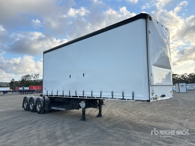 2024 Vawdrey 7.2 m Tri/A B-Double Lead Curtain Side Trailer