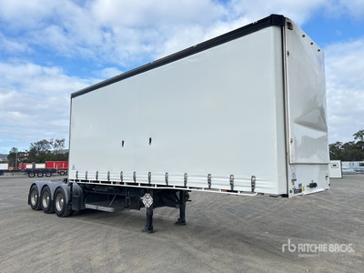 2024 Vawdrey 7.2 m Tri/A B-Double Lead Curtain Side Trailer