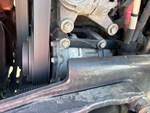 Engine with A/C Compressor