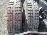 Underbody with Left Rear Drive Tires