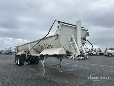 1998 Spcns 33 Ft End Dump Trailer