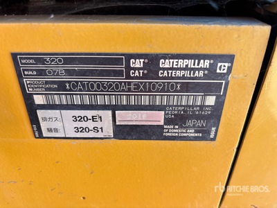 2019 Cat 320 Excavadora de Cadenas