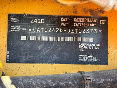2016 Cat 242D Ładowarka o sterowaniu burtowym