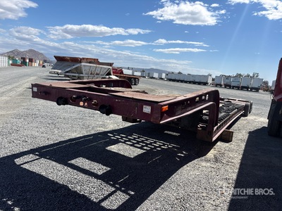 2002 Murray 16-Wheel Expandable Axle Removable Gooseneck 低床トレーラー