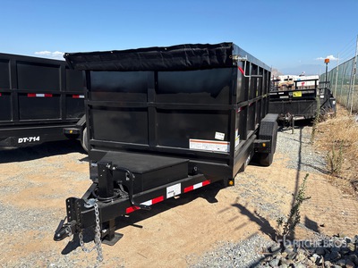 2027 Denton Dt-714 14 ft T/A Dump Utility Trailer