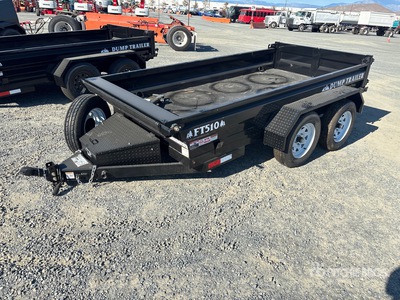 2026 Industrias America FT510 10 ft T/A Dump Utility Trailer