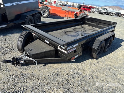 2026 Industrias America FT510 10 ft T/A Dump Utility Trailer