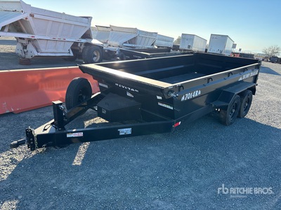 2026 Industrias America 7014R 14 ft T/A Dump Utility Trailer