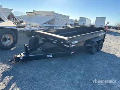 2026 Industrias America 7014r 14 ft T/A Dump Utility Trailer