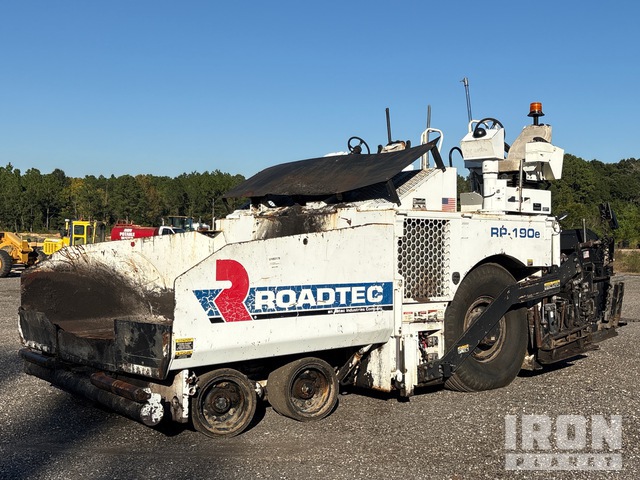2018 Roadtec RP190E Wheel Asphalt Paver