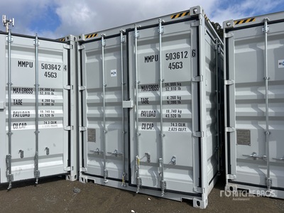 2026 40 Ft One-Way High Cube Storage Container (Unused)