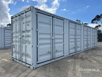 2026 40 ft High Cube Multi-Door Storage Container (Unused)