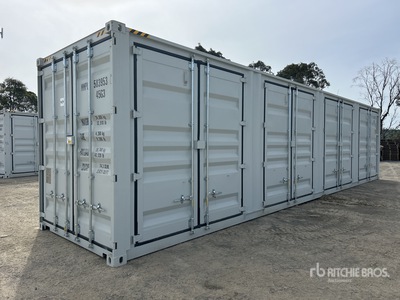 2026 40 ft High Cube Multi-Door 40 Ft One-Way High Cube Storage Container (Unused)