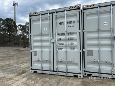 2026 40 Ft One-Way High Cube Storage Container (Unused)