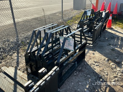 Quantity of (10) 2026 Mower King SAII100 48 in Skid Steer Forks (Unused)