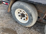 Trailer Chassis with Right Rear Tire