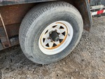 Trailer Chassis with Right Front Tire