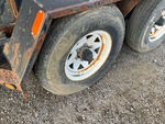 Trailer Chassis with Left Front Tire
